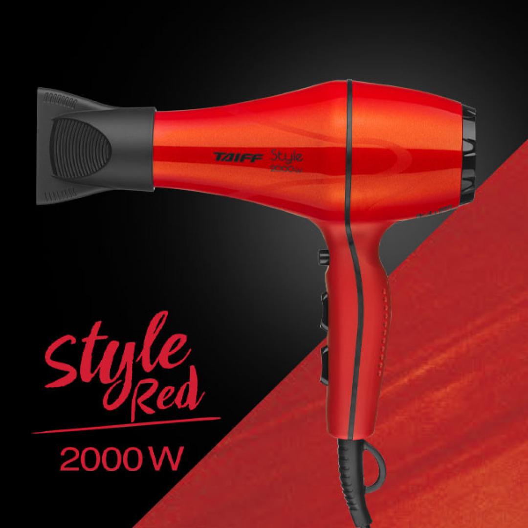 Secador Taiff Style Red W Digi Marketplace